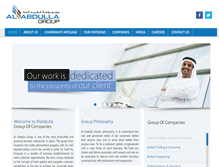 Tablet Screenshot of alabdullaqatar.com